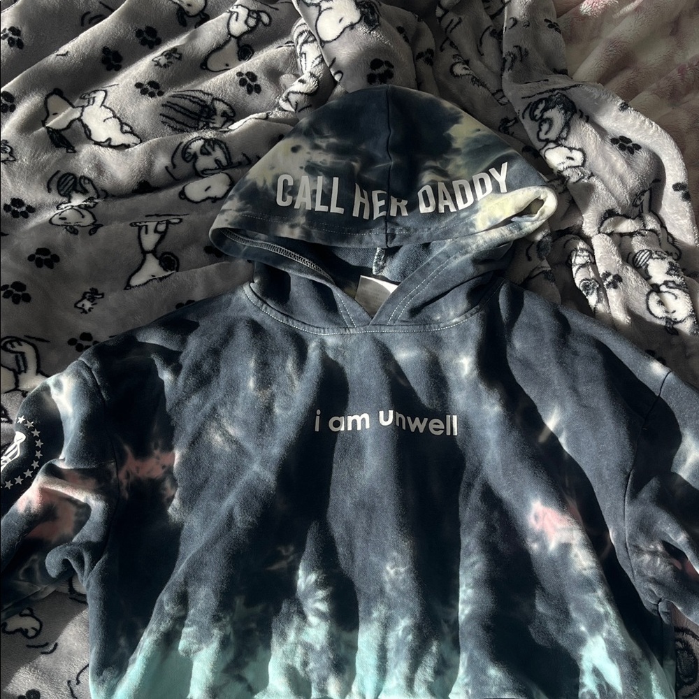 Call her daddy cropped hoodie
